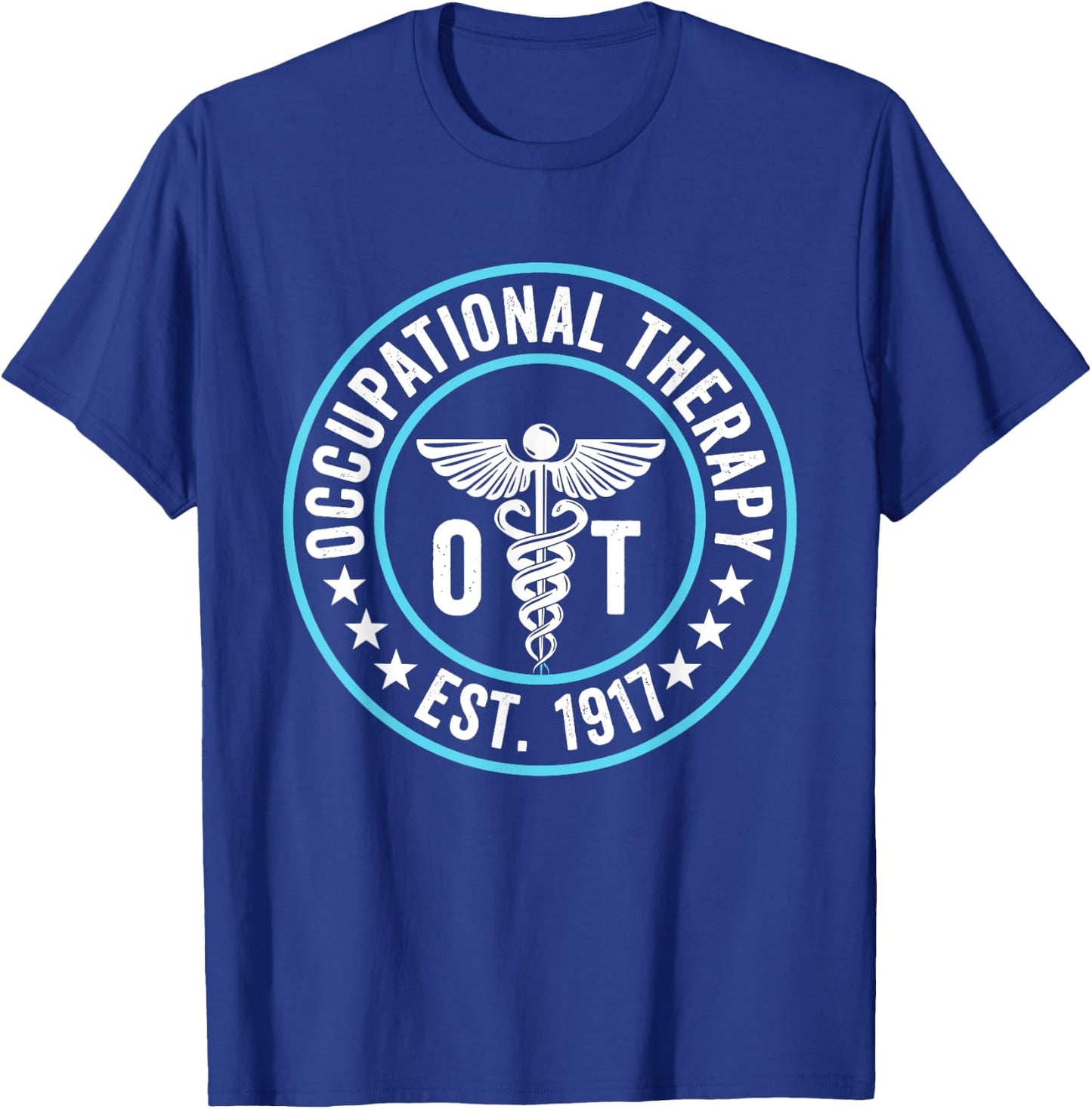 ap lucky designs for people Occupational Therapy OT Therapist OT Month T-Shirt - T-Shirt | Royal