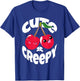 Cute and Creepy Kawaii Kids Shirt Vampire Cherry Halloween T-Shirt - T-Shirt | Royal