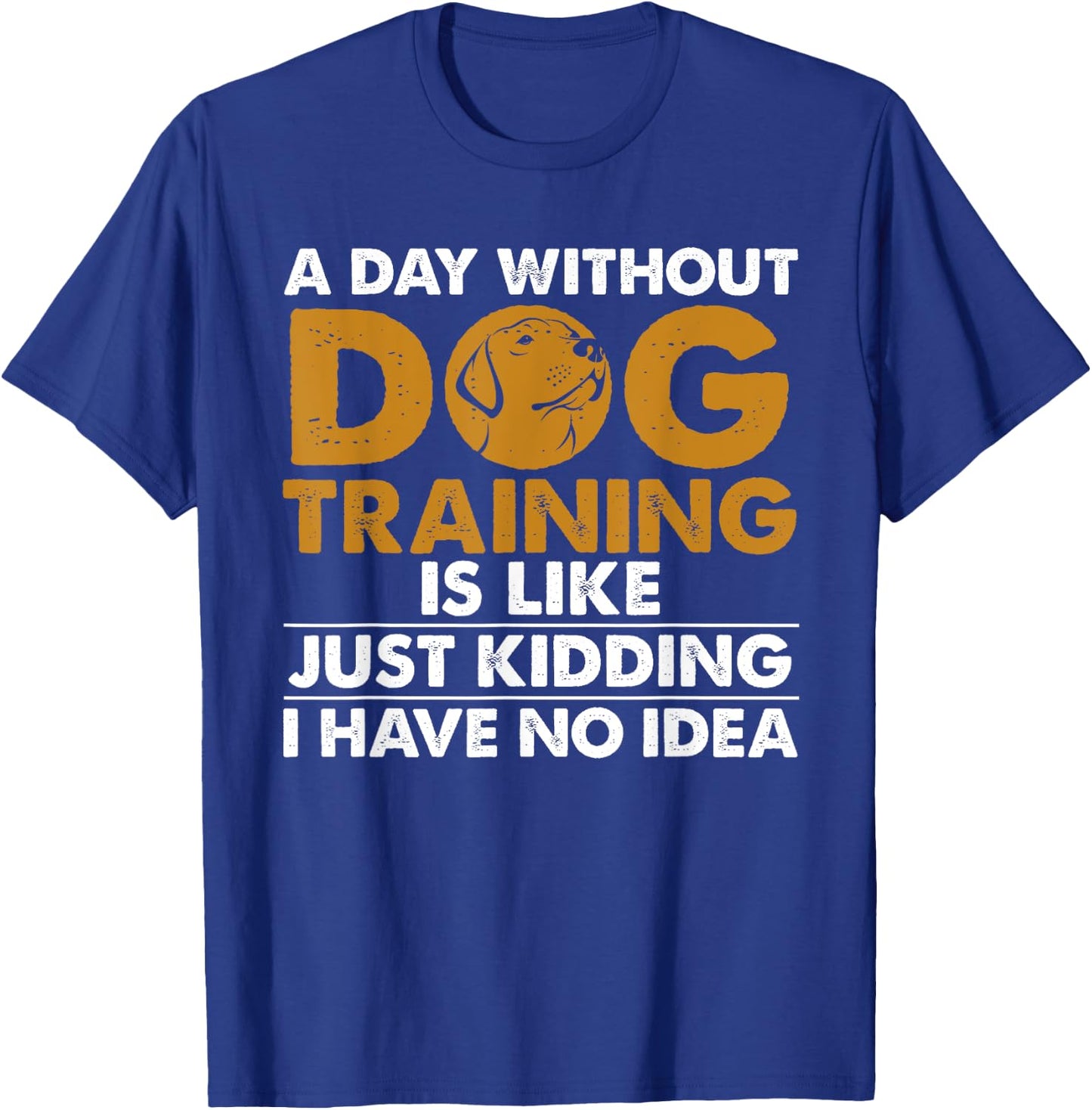 Funny Dog Trainer Design Women Dog Walking Agility T-Shirt - T-Shirt | Royal