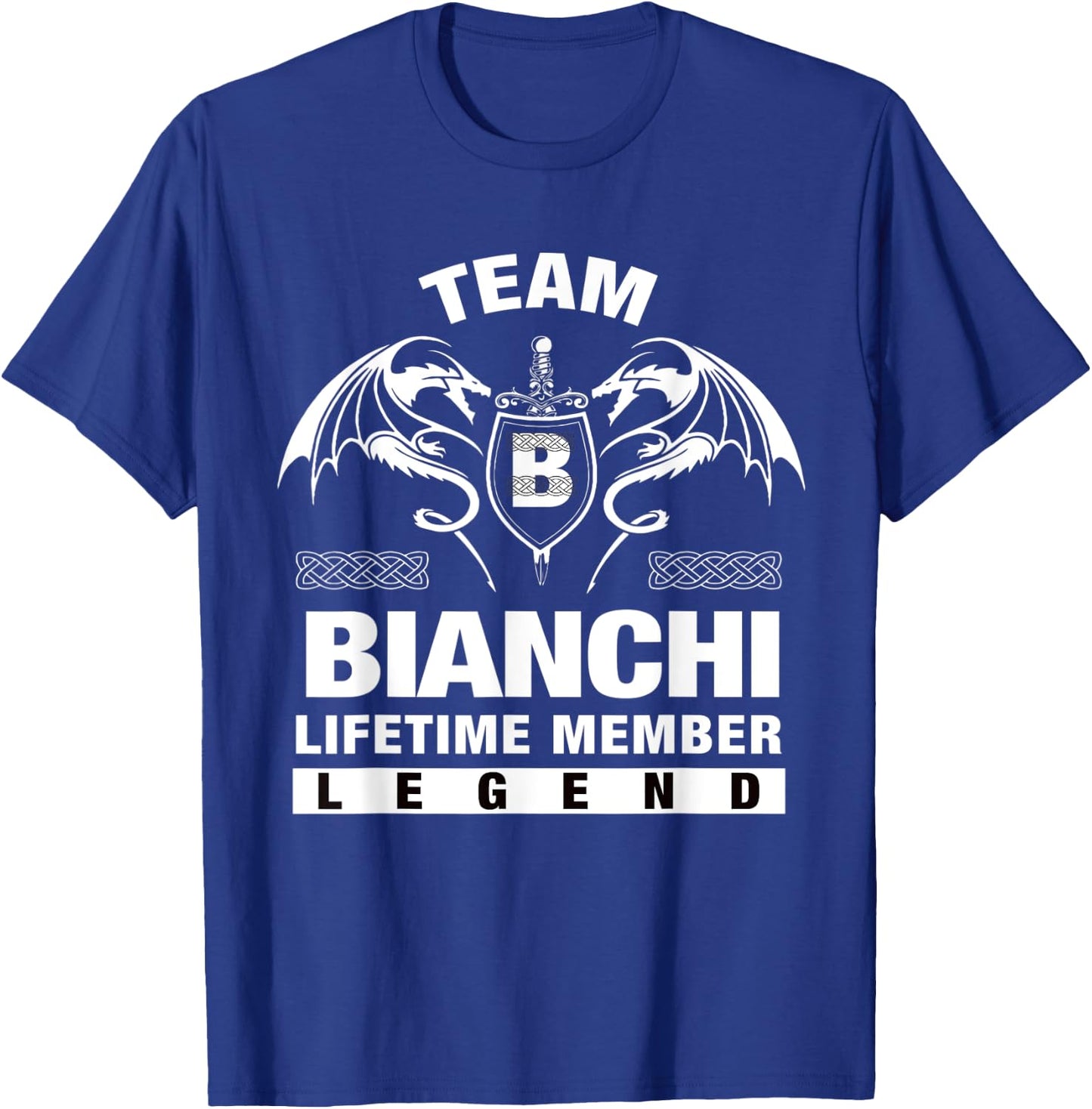 Team BIANCHI Lifetime Member Gifts T-Shirt - T-Shirt | Royal