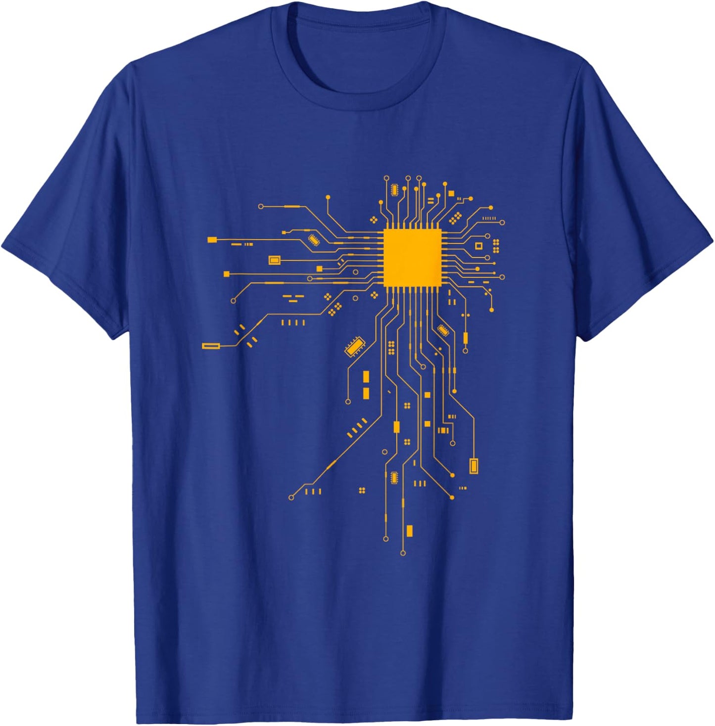 Anatomical Heart CPU Processor Computer Science Programmer T-Shirt - T-Shirt | Royal