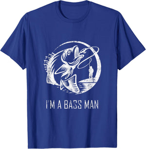 I'm a Bass Man T-Shirt - T-Shirt | Royal