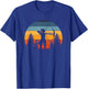 Archery Girl, Archer Bow, Vintage Retro Sunset, Nice Woman T-Shirt - T-Shirt | Royal
