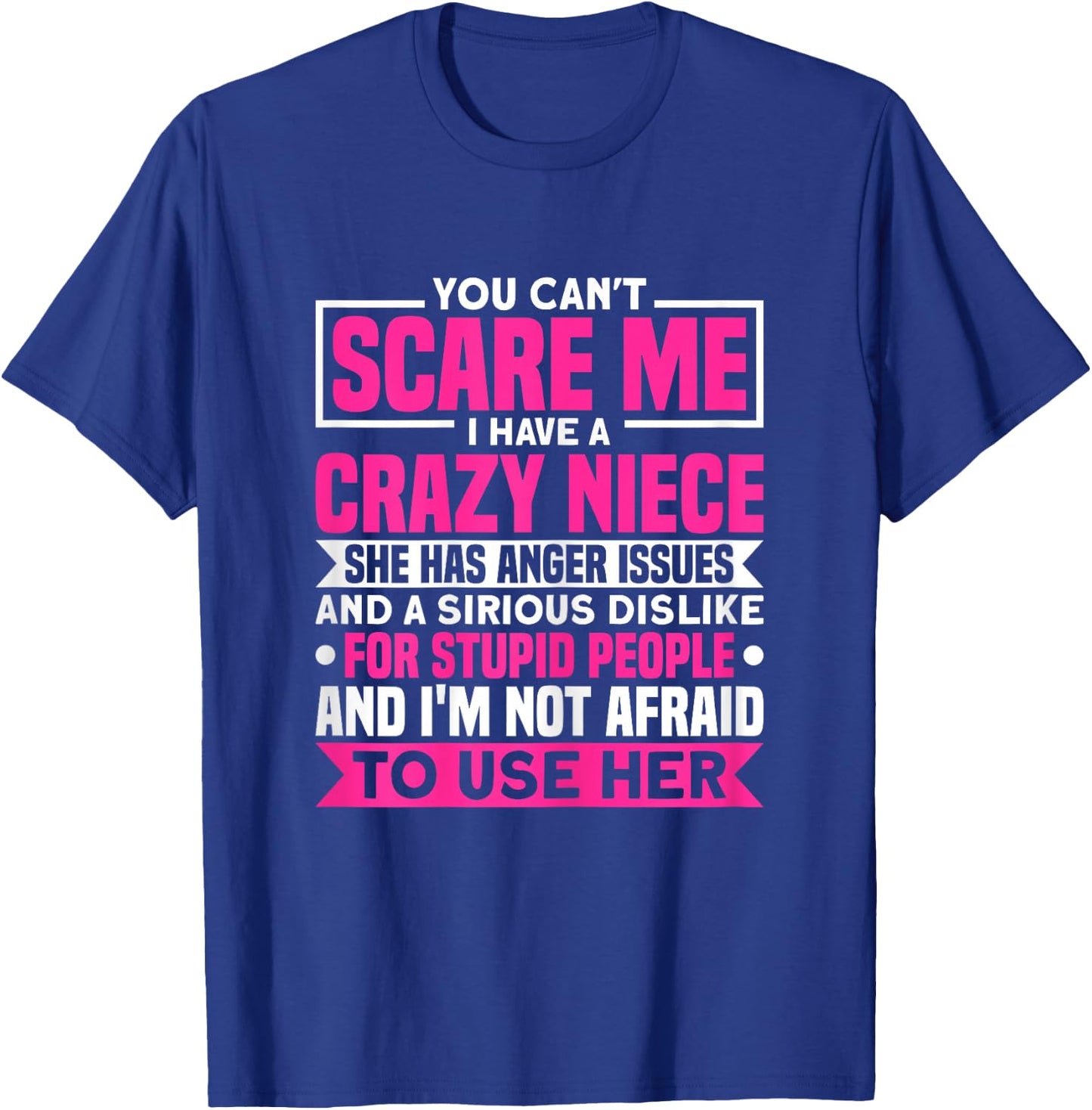 Tantchen Ich habe eine verrückte Niece T-Shirt - T-Shirt | Royal
