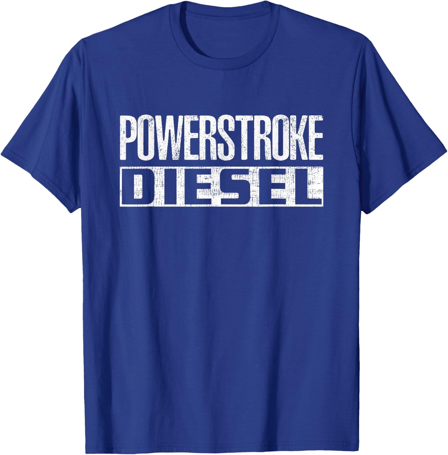 Power Stroke Roll Coal Turbo Diesels Powers Diesel Mechanic T-Shirt - T-Shirt | Royal