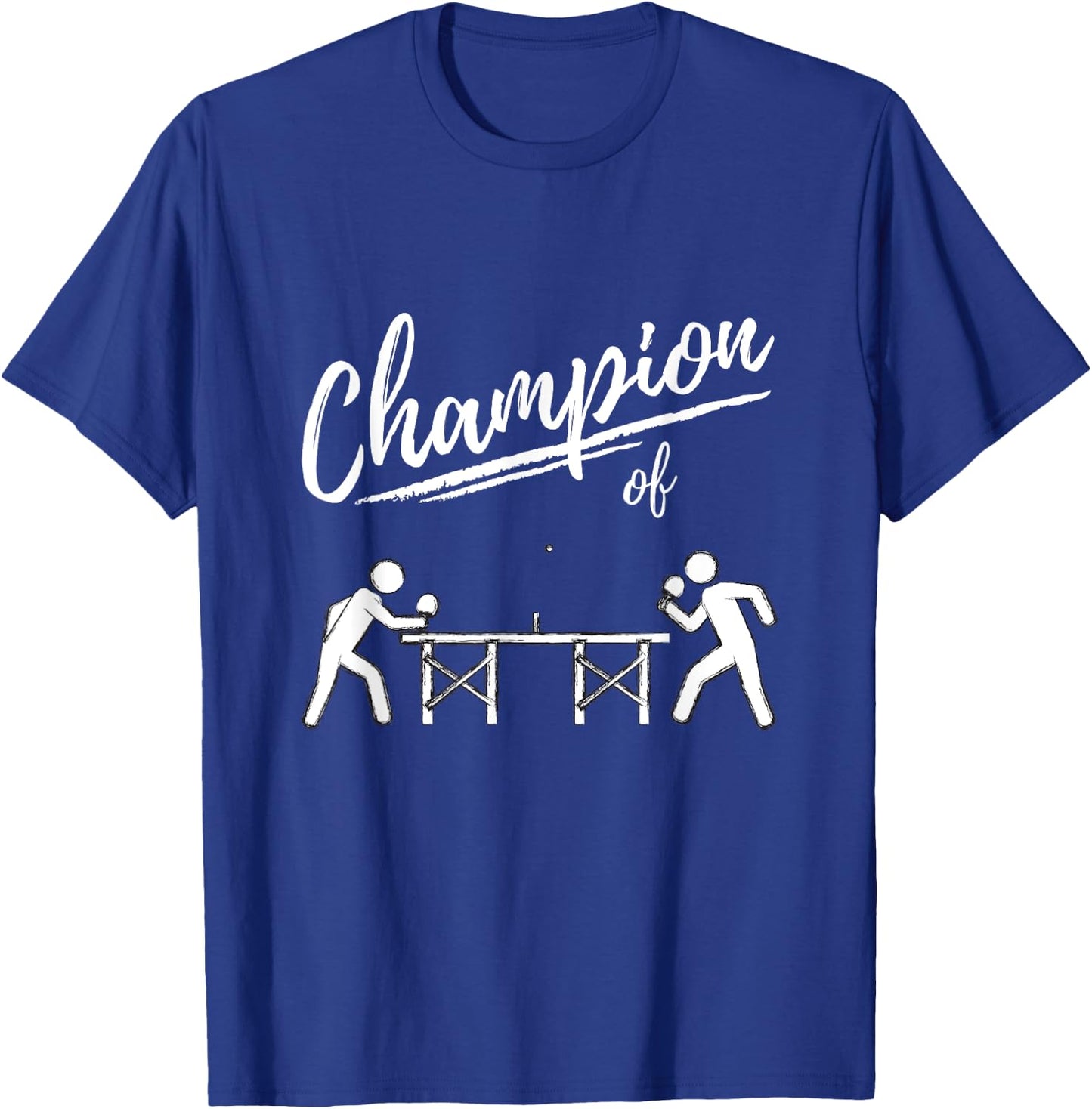 Champion of table tennis - table tennis player and ping pong T-Shirt - T-Shirt | Royal