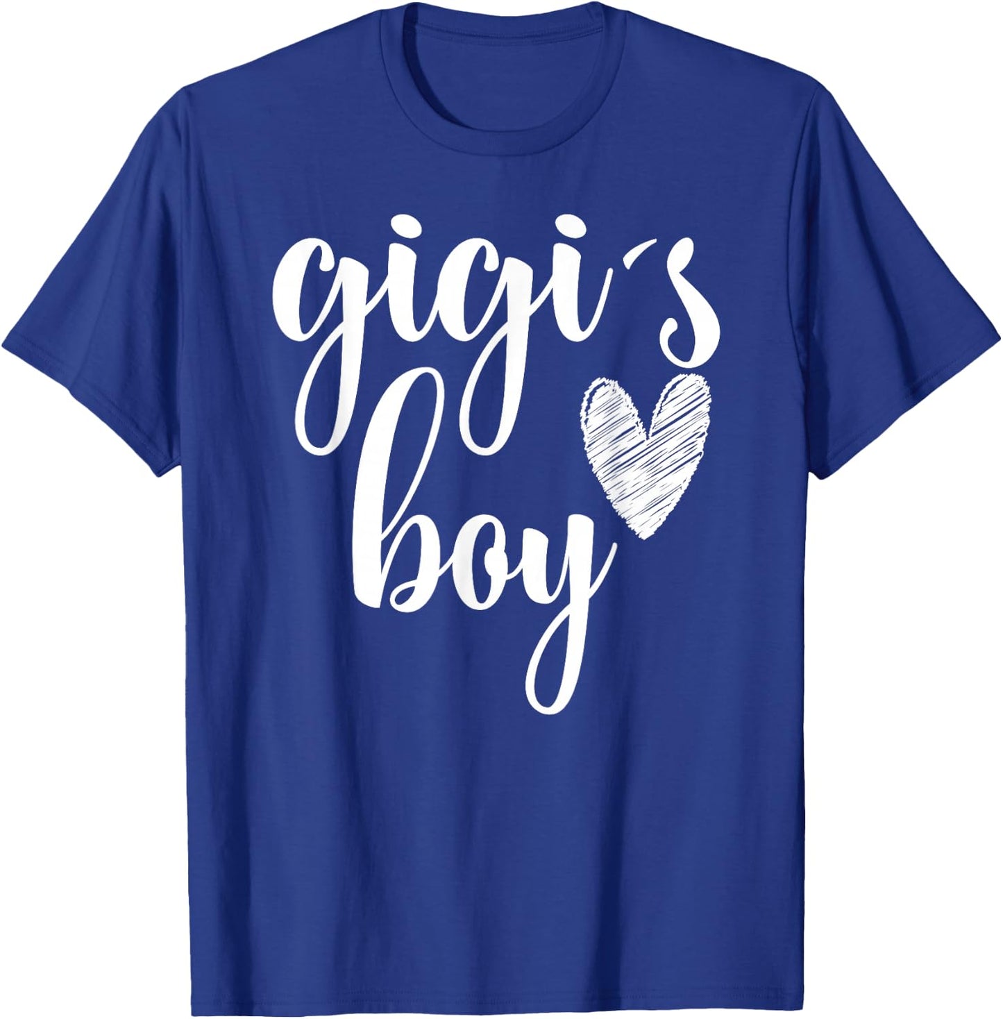 Funny Matching Gigi Boy for Grandma Whit Boy - Mother's Day T-Shirt - T-Shirt | Royal