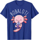 Bobalotl Axolotl Boba Tea Bubble Milk T-Shirt - T-Shirt | Royal