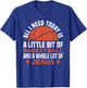 Basketball and Jesus Religious Christian T-Shirt - T-Shirt | Royal