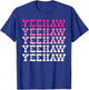 Hot Pink Wild West Western Rodeo Yeehaw Cowgirl Country T-Shirt - T-Shirt | Royal