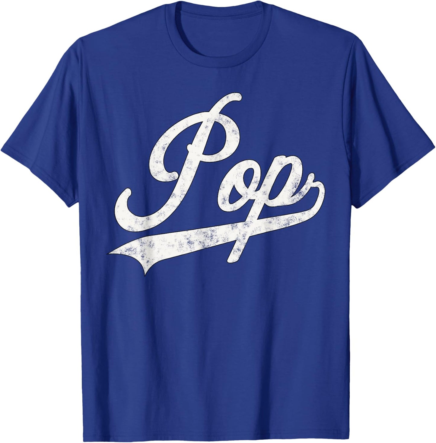 Pop Retro Style Father’s day Gift Funny Grandpa Pop T-Shirt - T-Shirt | Royal