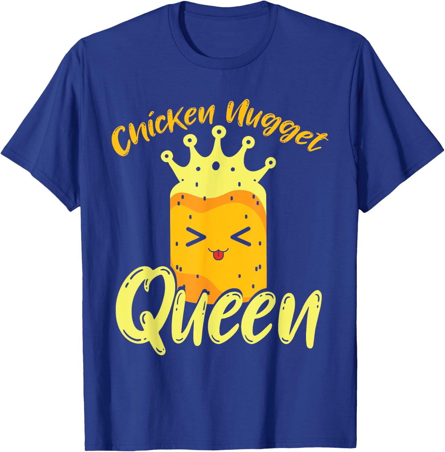 Crown Chicken Nugget Queen Women Kawaii Chicken Nuggets T-Shirt - T-Shirt | Royal