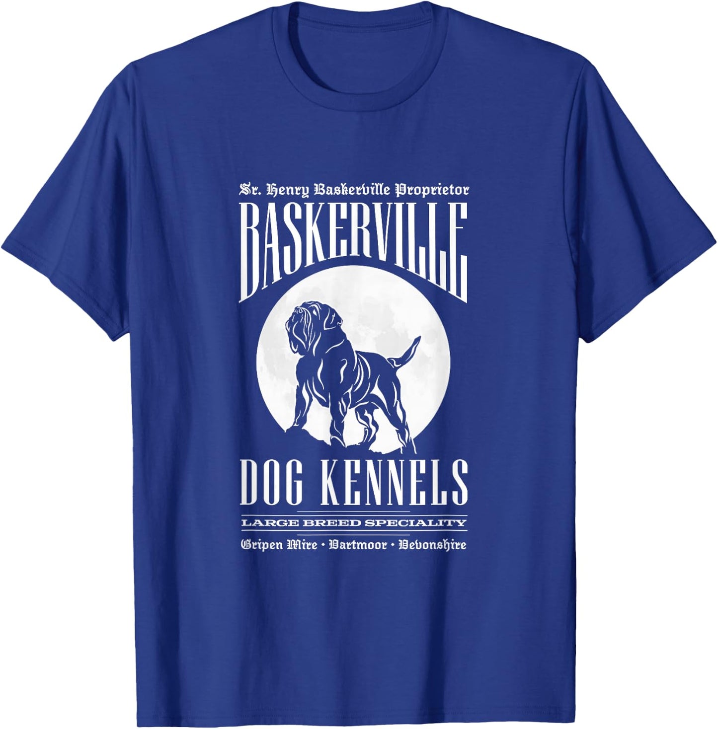 Baskerville Sherlock Holmes Kennel T-Shirt - T-Shirt | Royal