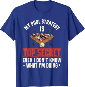 Billiards Pool Snooker Billiard Ball Table Nine-ball T-Shirt - T-Shirt | Royal