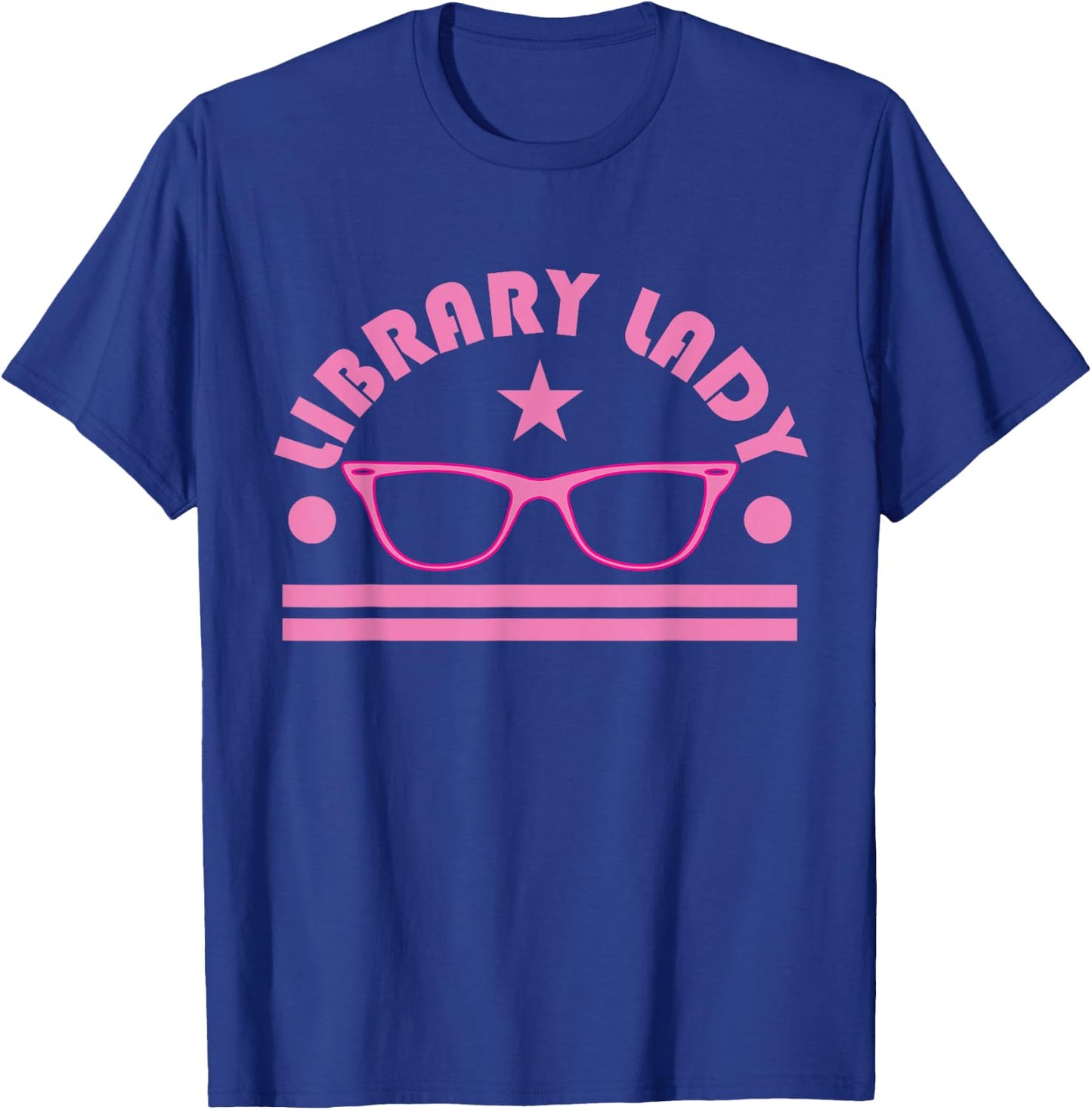 Funny Library Lady Bookworm Book nerd Gift T-Shirt - T-Shirt | Royal