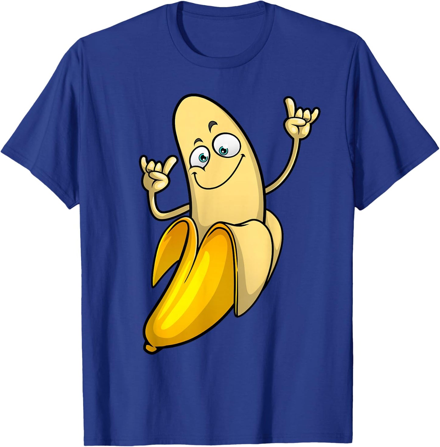 Funny Banana Designs Women Fruit Lover Farming Food T-Shirt - T-Shirt | Royal