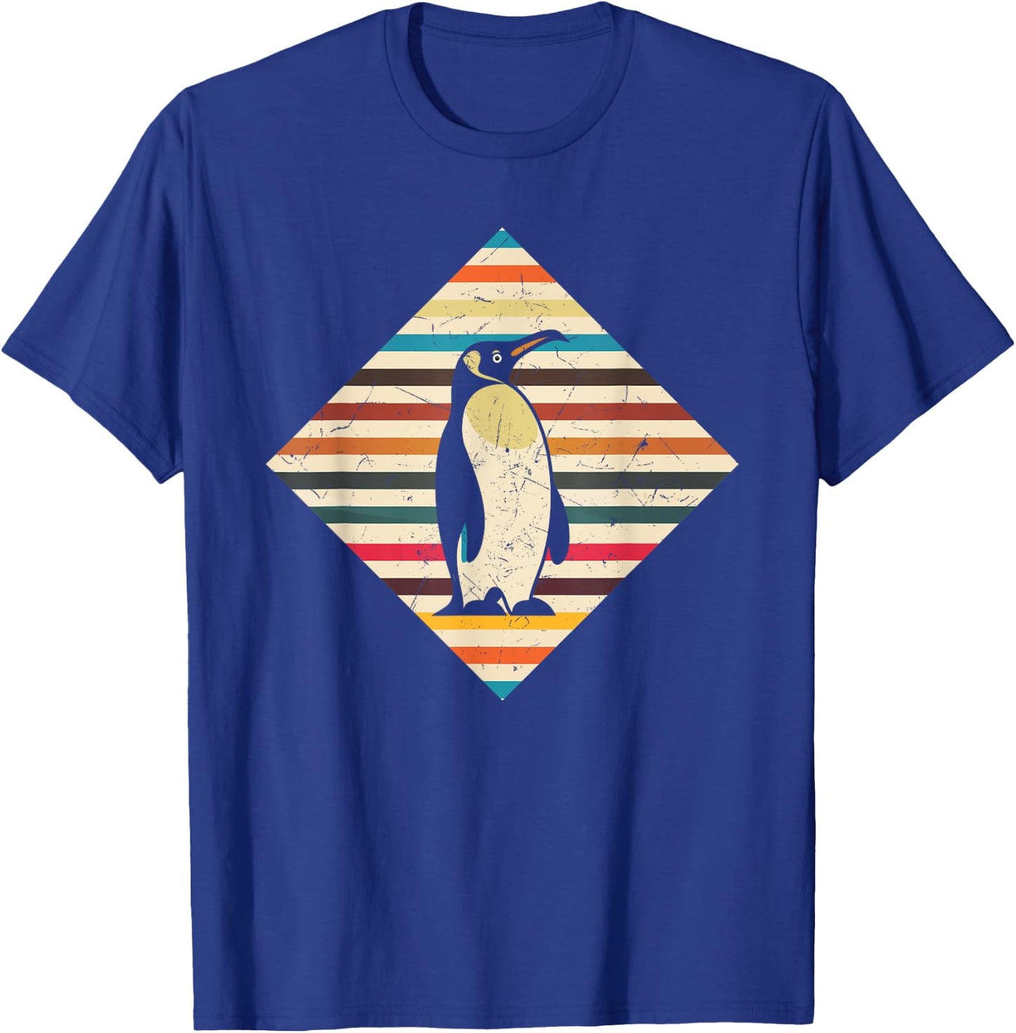 Vintage 80s & 90s Retro Style Penguin T-Shirt - T-Shirt | Royal