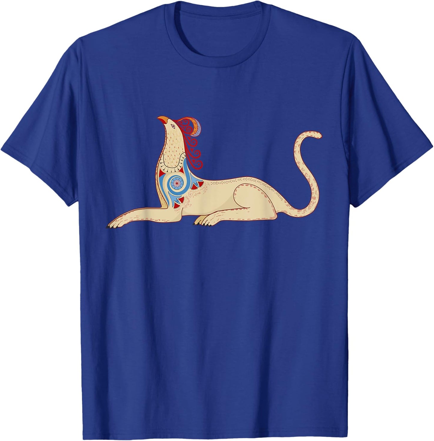 Minoan Griffin from the Knossos Throne Room Fresco T-Shirt - T-Shirt | Royal