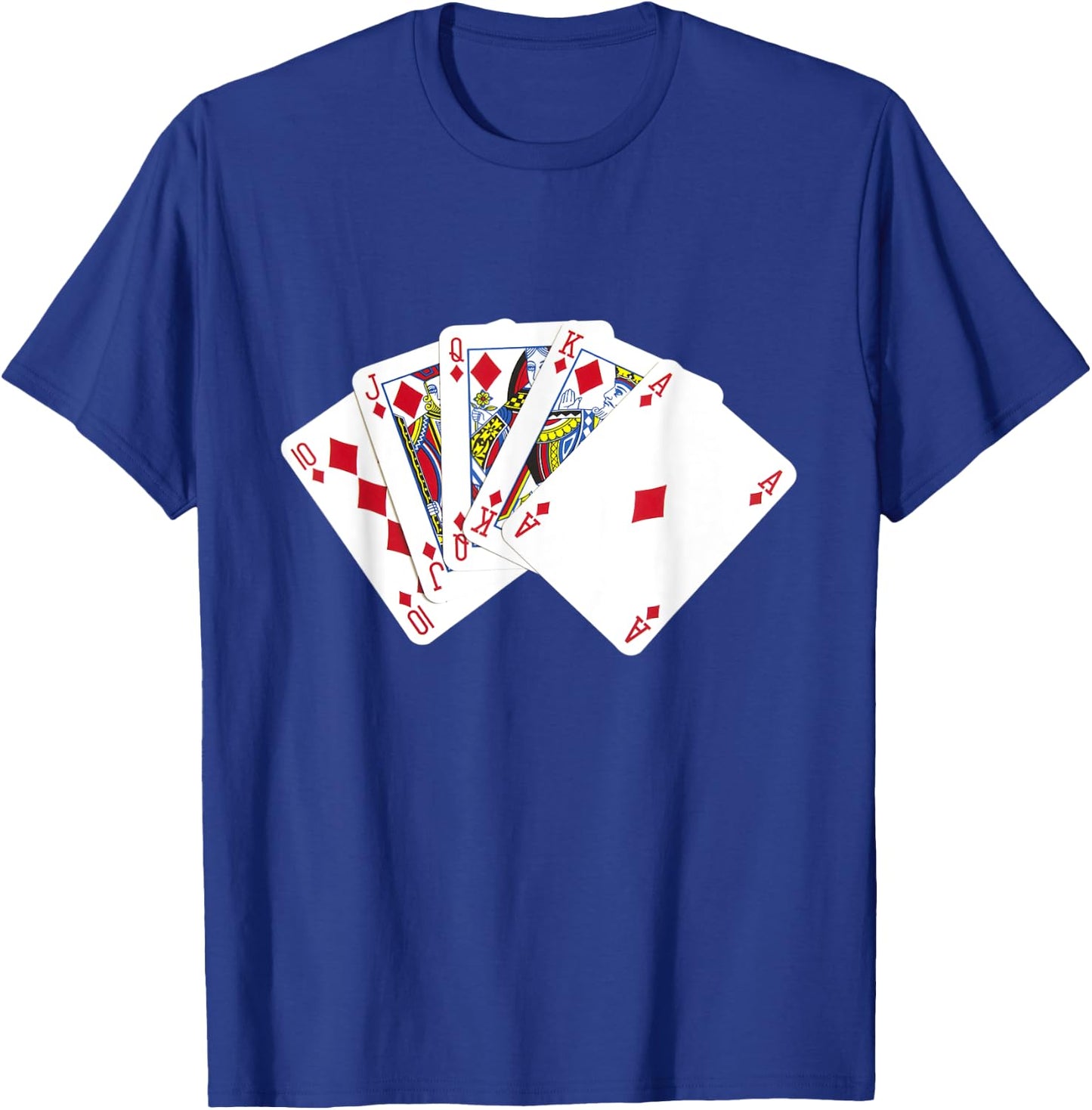 Royal Flush Diamonds T-Shirt - T-Shirt | Royal