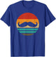 Mustache Retro Style Vintage T-Shirt - T-Shirt | Royal