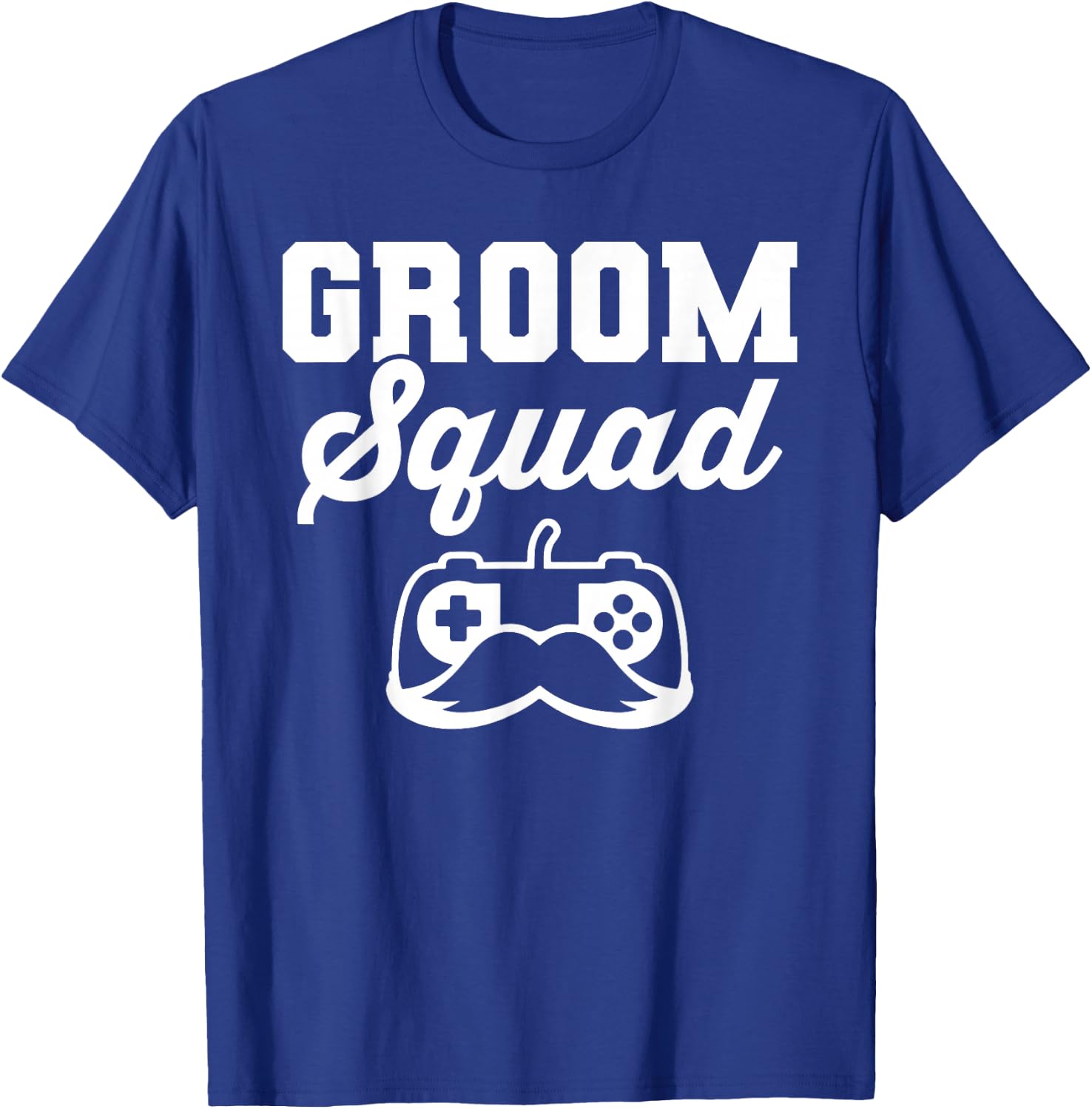 Groom Squad Bachelor Party Groomsmen Gamer T-Shirt - T-Shirt | Royal