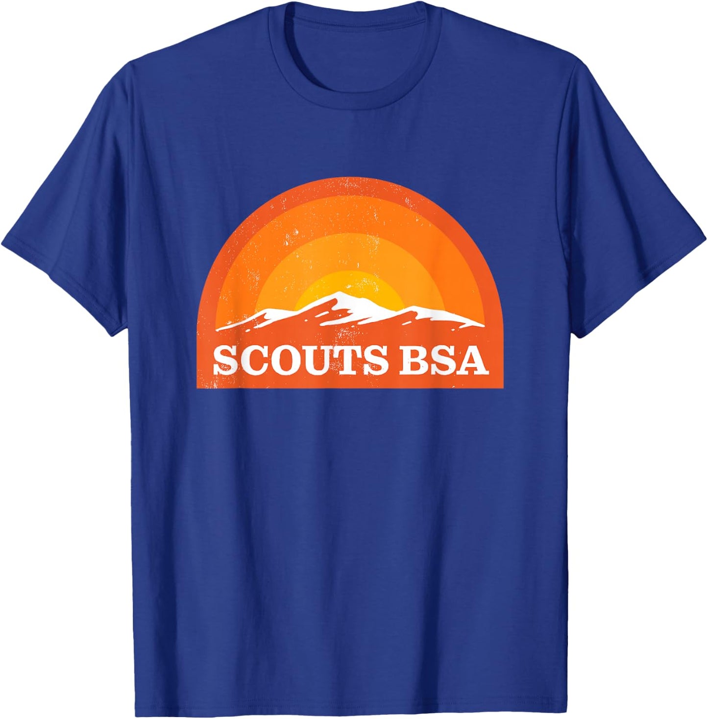 Vintage Scouts BSA T-Shirt - T-Shirt | Royal