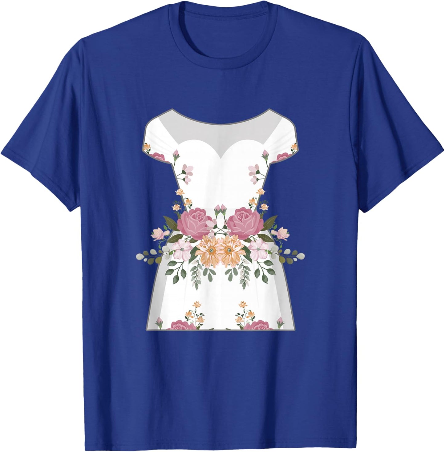Hilarious Wedding Dresses Engagements Mockery Illustration T-Shirt - T-Shirt | Royal