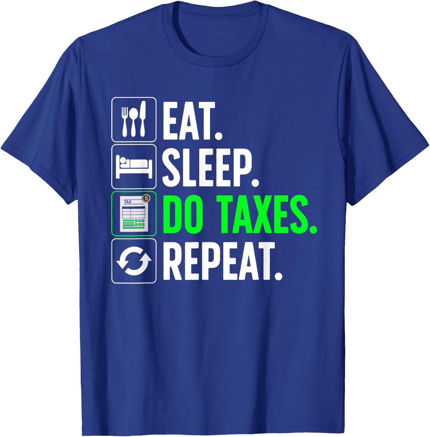 Cute Accountant Design Women Accountant Accounting T-Shirt - T-Shirt | Royal