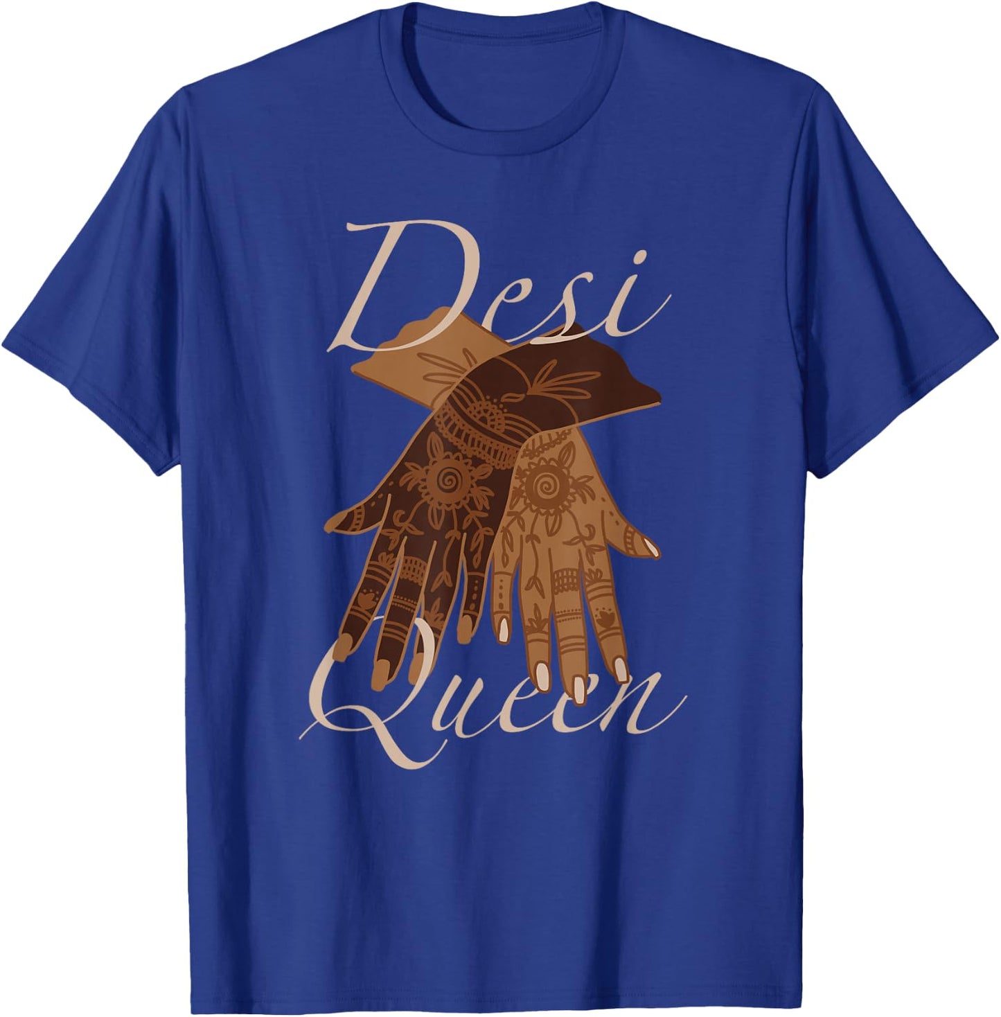 Henna Desi Queen Indian Aesthetic Girls Bollywood Mehndi T-Shirt - T-Shirt | Royal