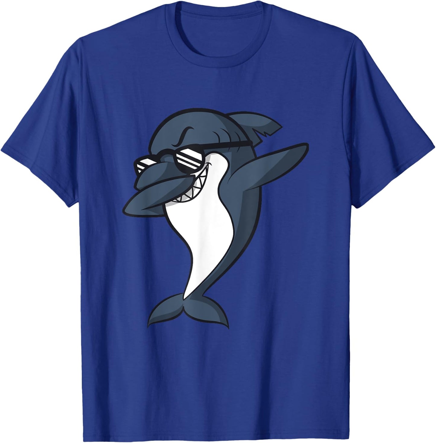 Cool Dabbing Shark Shirt | Funny Shark Dab T-Shirt - T-Shirt | Royal
