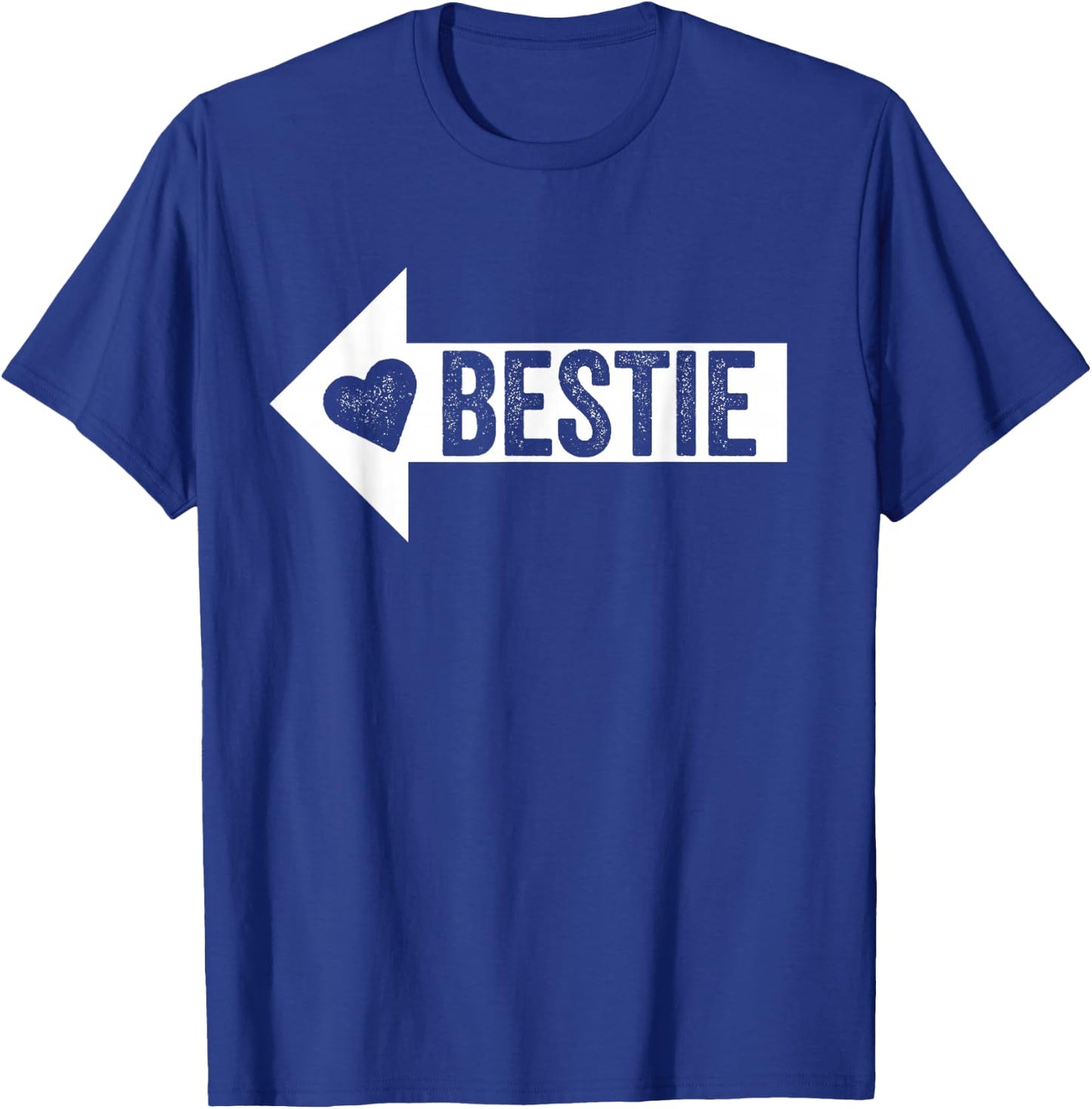 Arrow Pointing BFF Best Friend Bestie Matching T-Shirt - T-Shirt | Royal