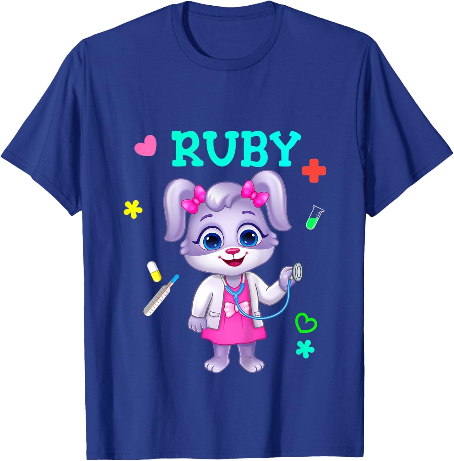 Kids Doctor for Kids | Ruby as a Doctor | Lucas and Friends T-Shirt - T-Shirt | Royal