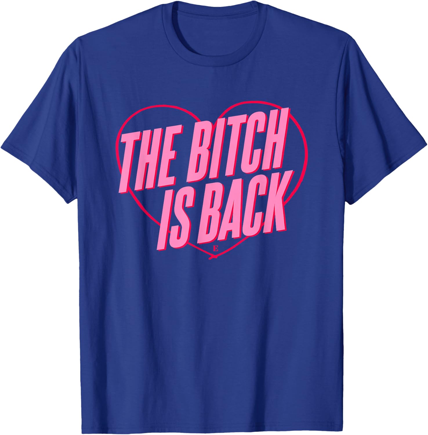 Elton John Official The Bitch is Back Heart T-Shirt - T-Shirt | Royal