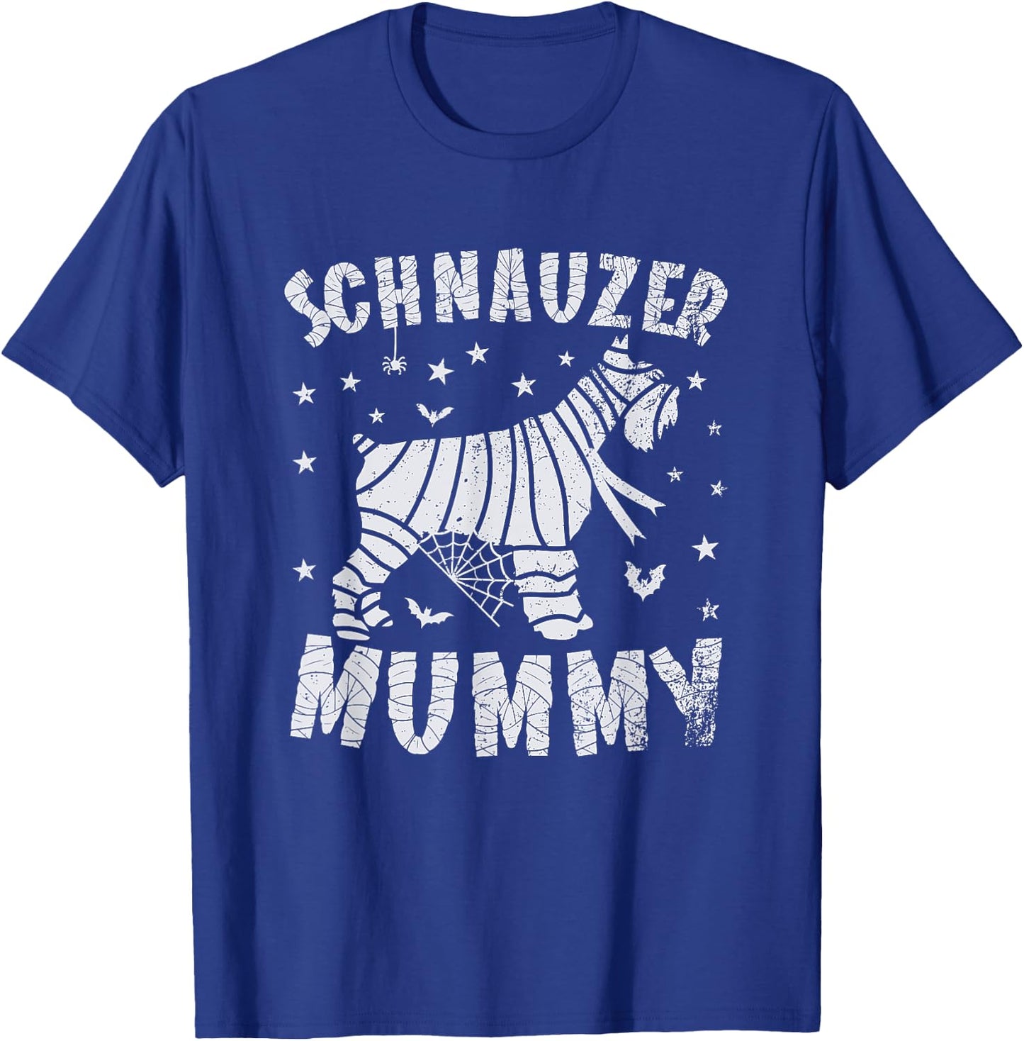 Miniature Schnauzer Mummy - Halloween T-Shirt - T-Shirt | Royal