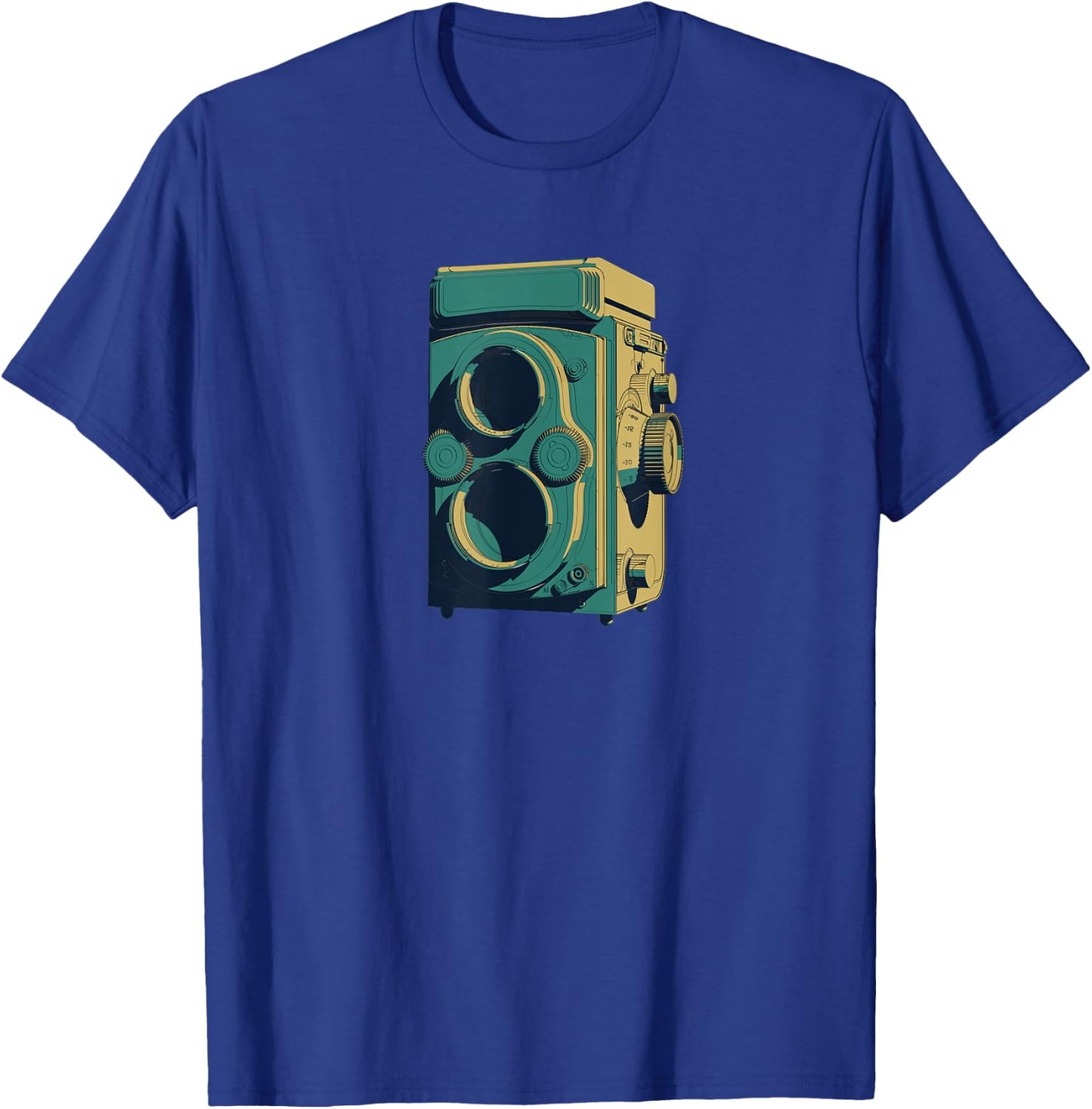 Vintage Medium Format Camera T-Shirt - T-Shirt | Royal