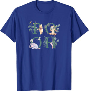 Winnie The Pooh - Pooh Flowers T-Shirt - T-Shirt | Royal