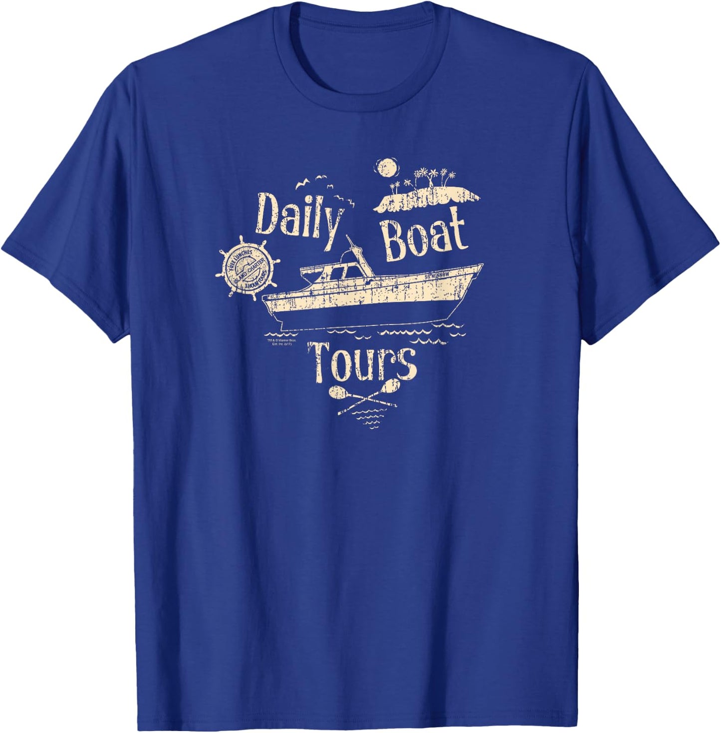 Gilligan's Island SS Minnow T-Shirt - T-Shirt | Royal