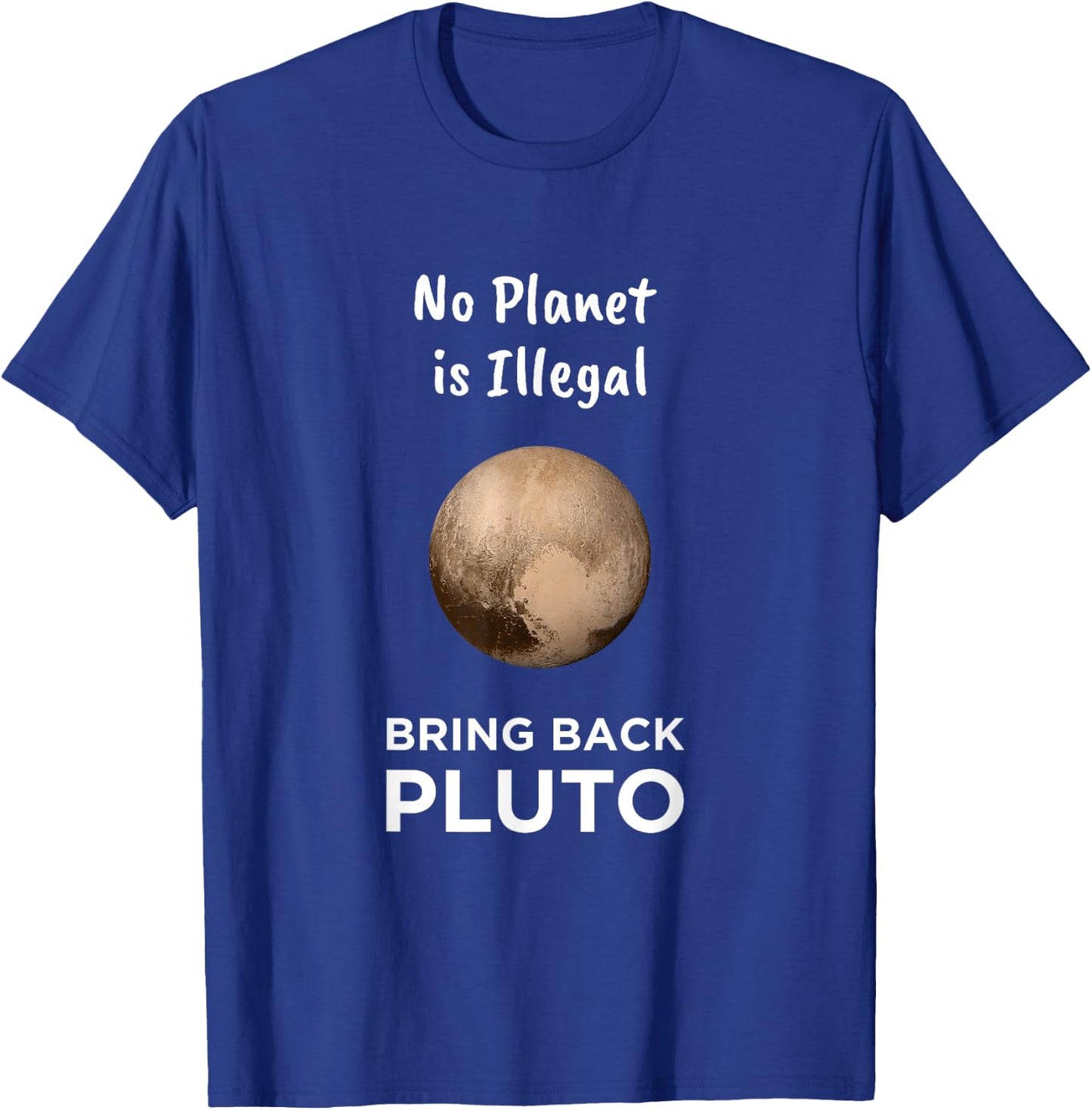 No Planet Is Illegal Bring Back Pluto Astronomer Kids T-Shirt - T-Shirt | Royal