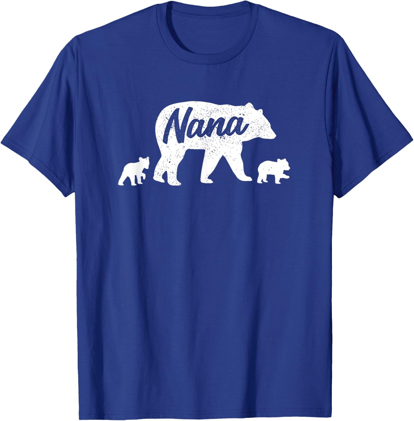 Vintage Nana Grandma Bear with 2 Cub Mother's Day T-Shirt - T-Shirt | Royal