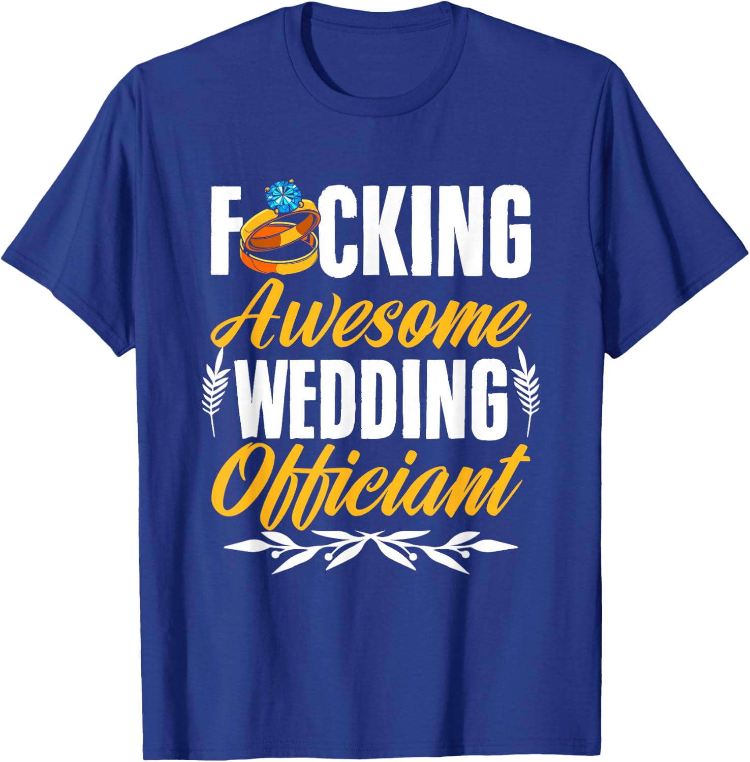 Awesome Wedding Officiant Marriage Ordained Minister T-Shirt - T-Shirt | Royal