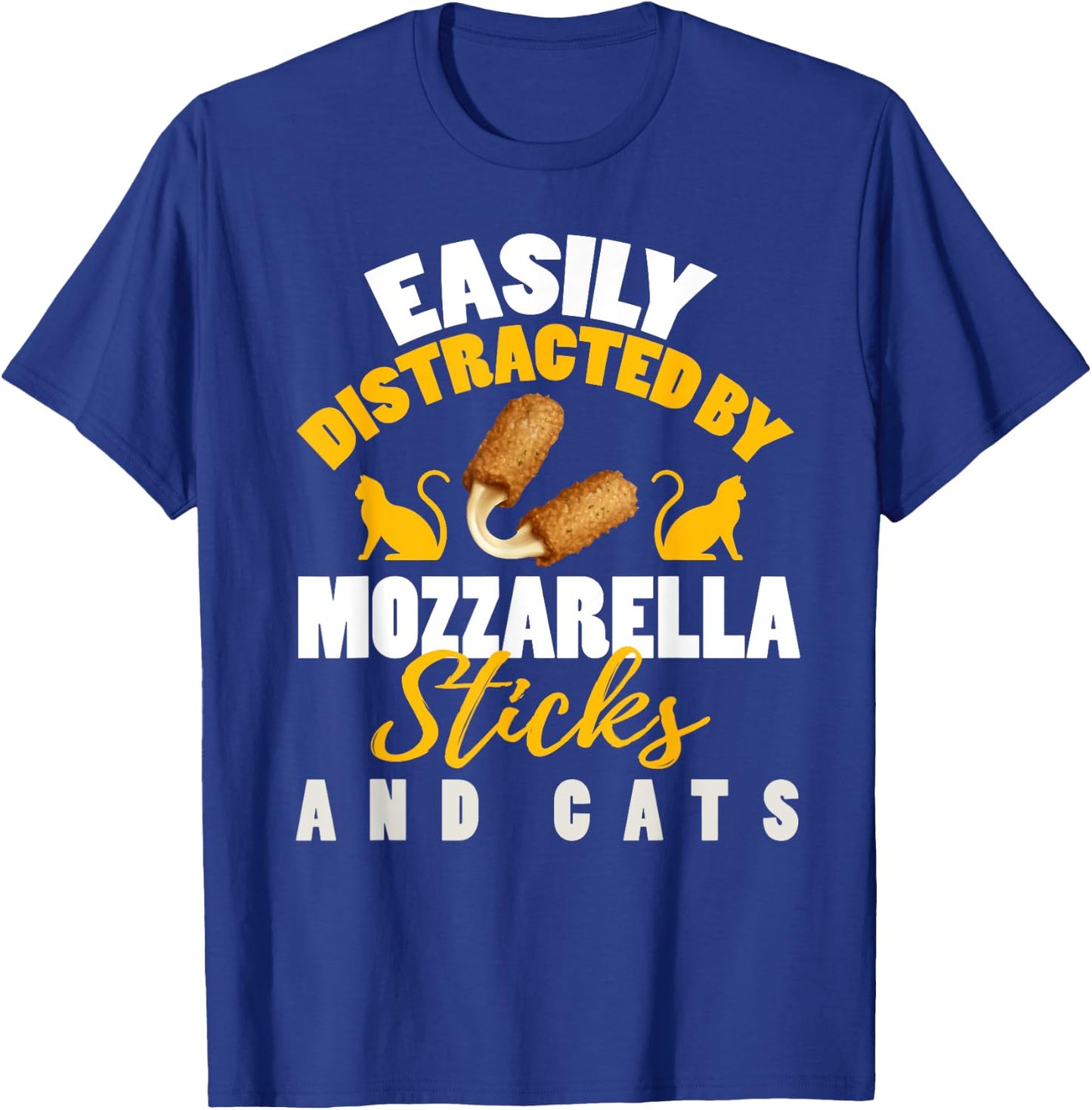 Mozzarella Sticks Shirt Funny Cat Lover Mozzarella Sticks T-Shirt - T-Shirt | Royal