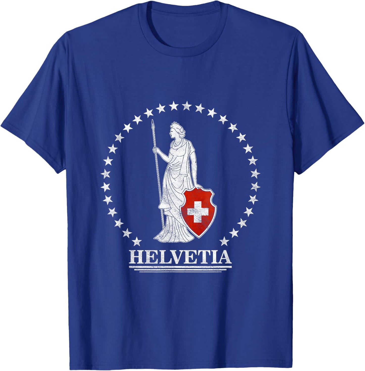 Helvetia Switzerland T-Shirt - T-Shirt | Royal