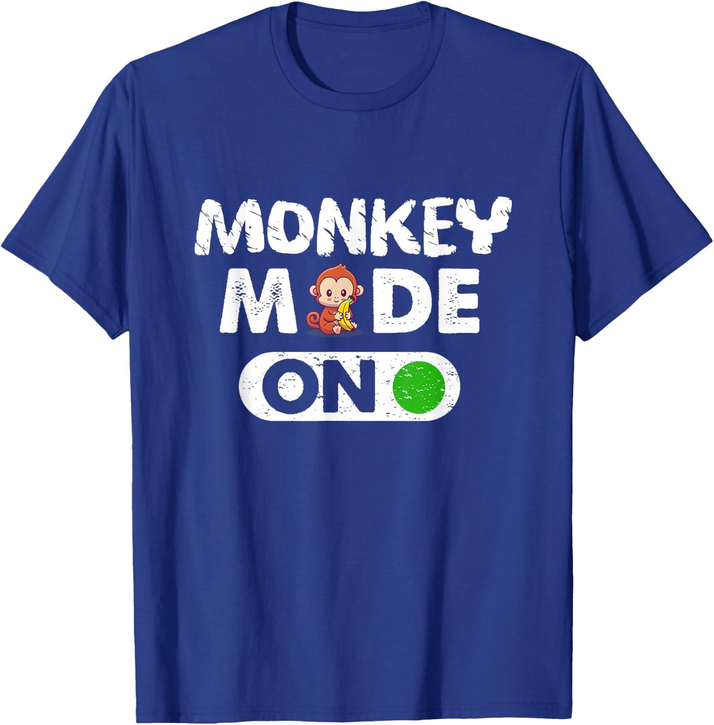 Monkey Mode On Animal Lover Funny T-Shirt - T-Shirt | Royal