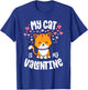 My Cat Is My Valentine Kitten Lover Kawaii Valentines Day T-Shirt - T-Shirt | Royal