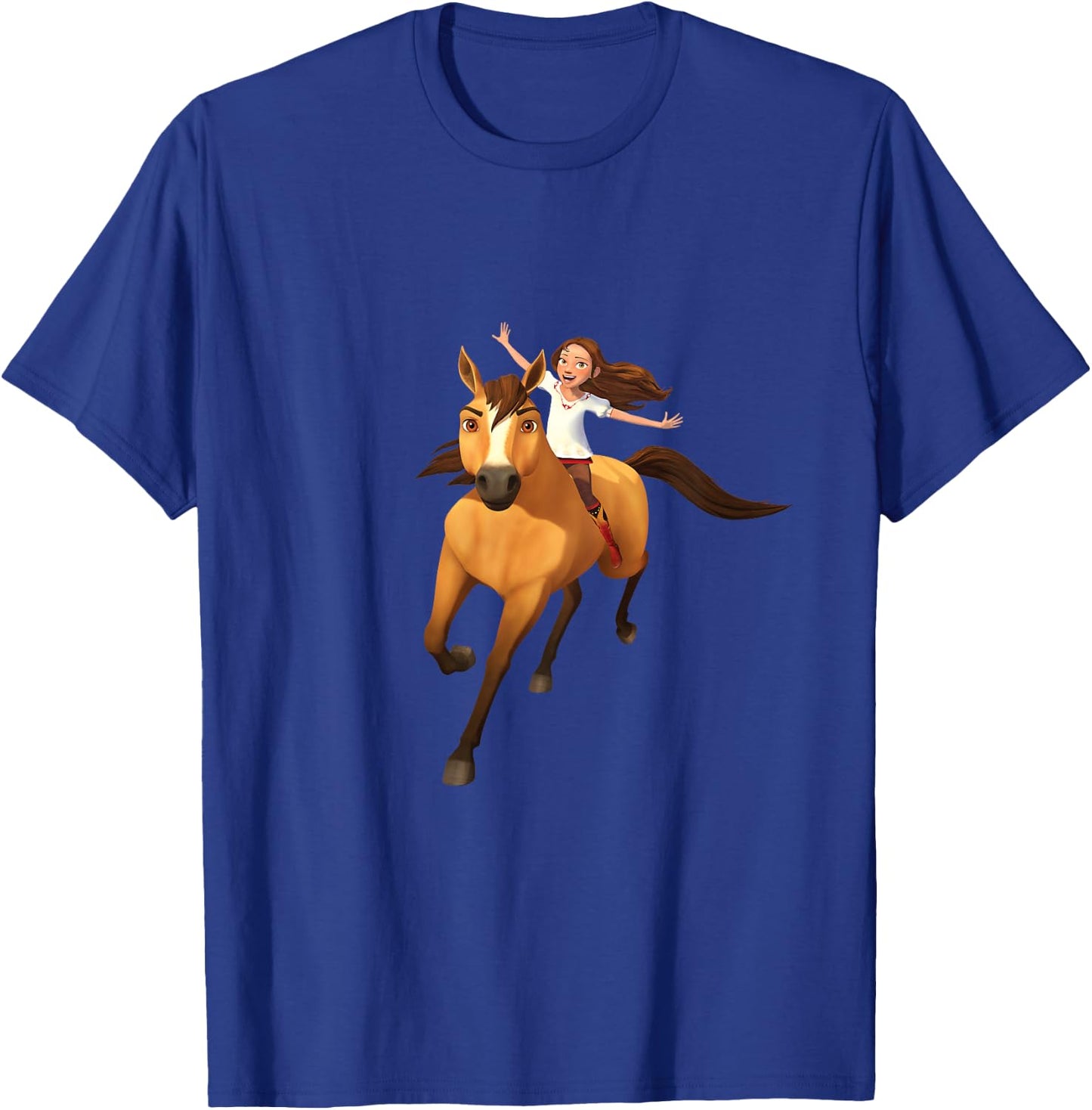 DreamWorks Spirit Riding Free - Lucky Riding Kids T-Shirt - T-Shirt | Royal