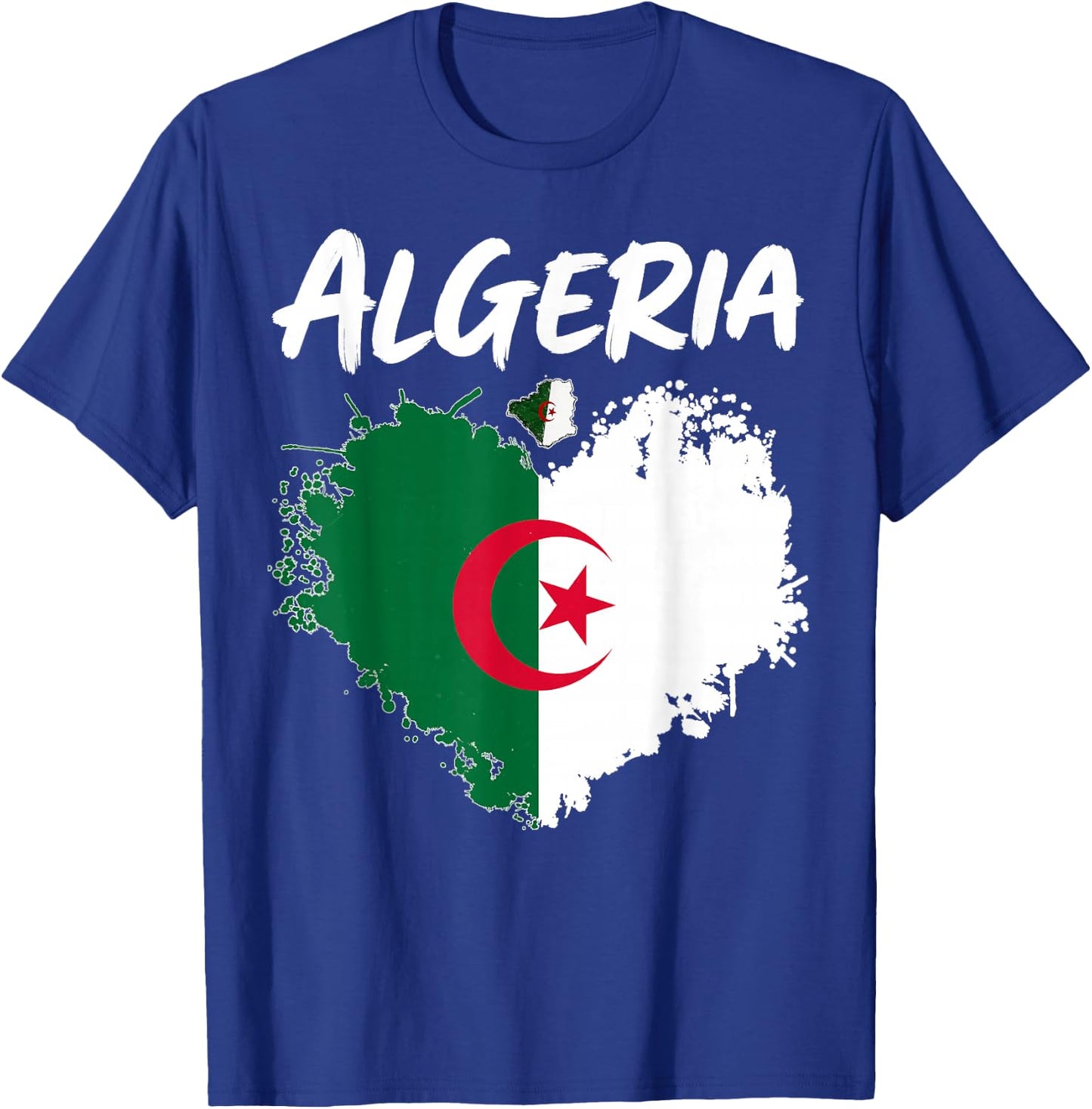 Algerian Flag Heritage Outfit Idea Algeria Themed T-Shirt - T-Shirt | Royal