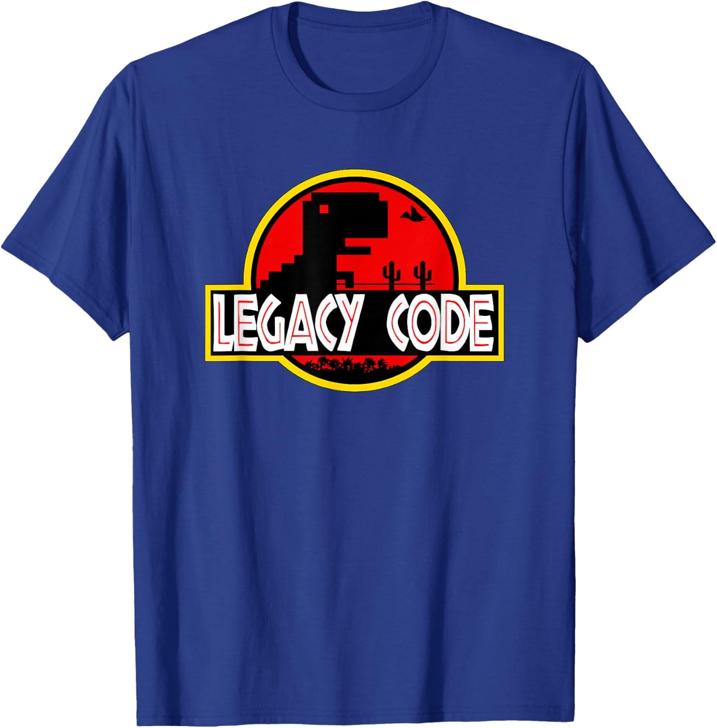 Tech Humor - Legacy Code Park for Programmers, Coders, Cyber T-Shirt - T-Shirt | Royal