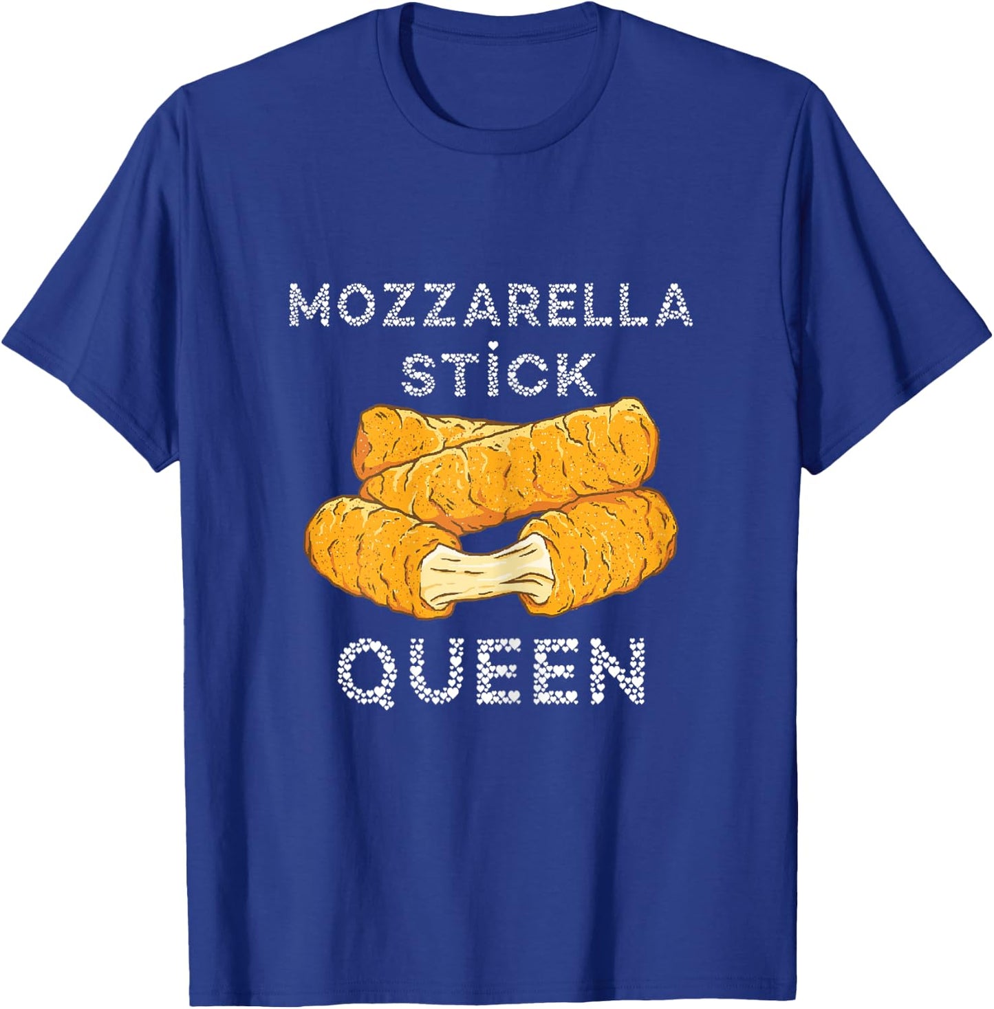 Mozzarella Sticks Queen Mozzarella Sticks Lover Food Bread T-Shirt - T-Shirt | Royal