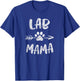 Lab Mama Labrador Retriever Lover Owner Gifts Dog Mom Mother Women Kids T-Shirt - T-Shirt | Royal