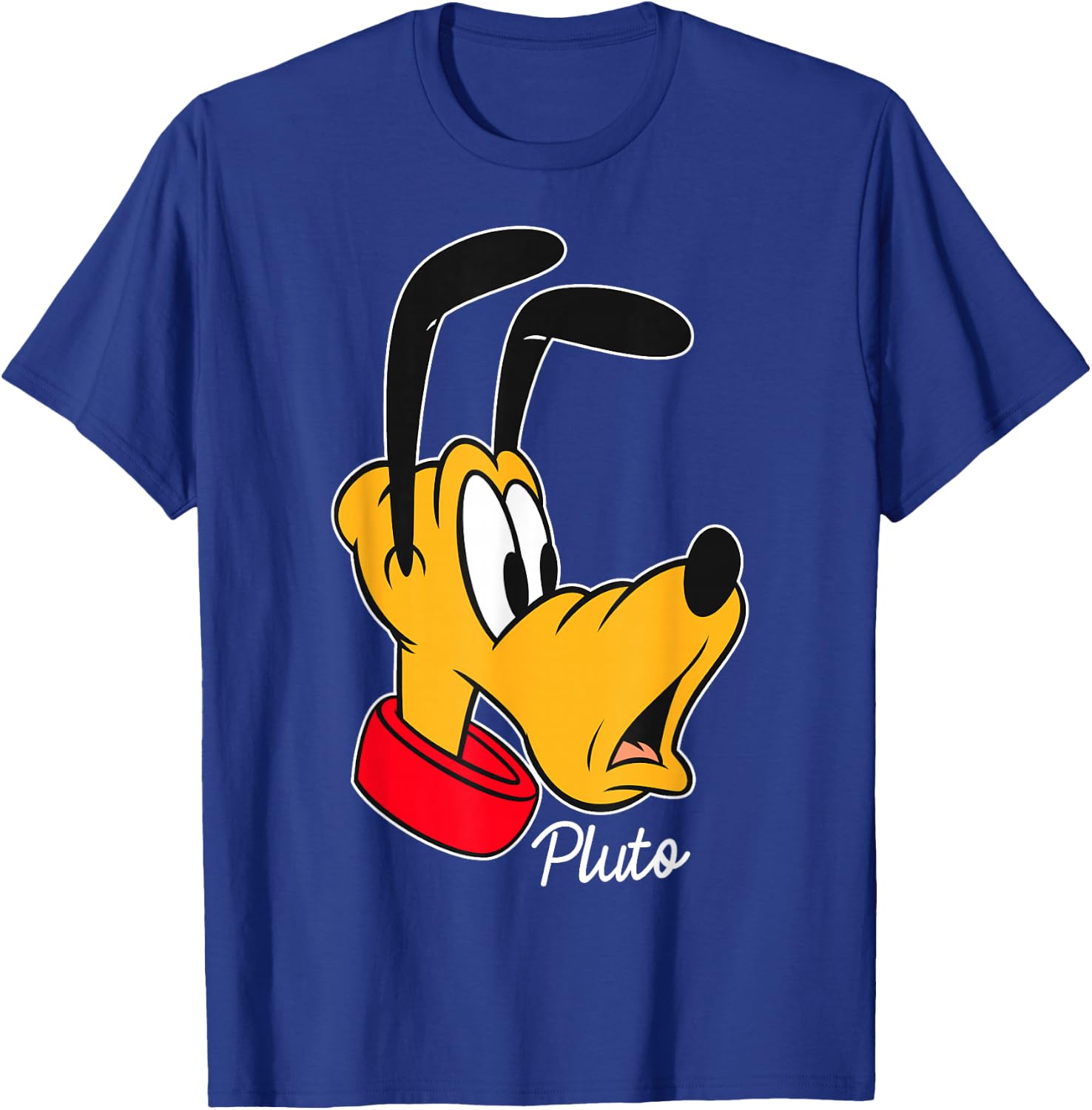 Disney Mickey and Friends Pluto Big Face T-Shirt - T-Shirt | Royal